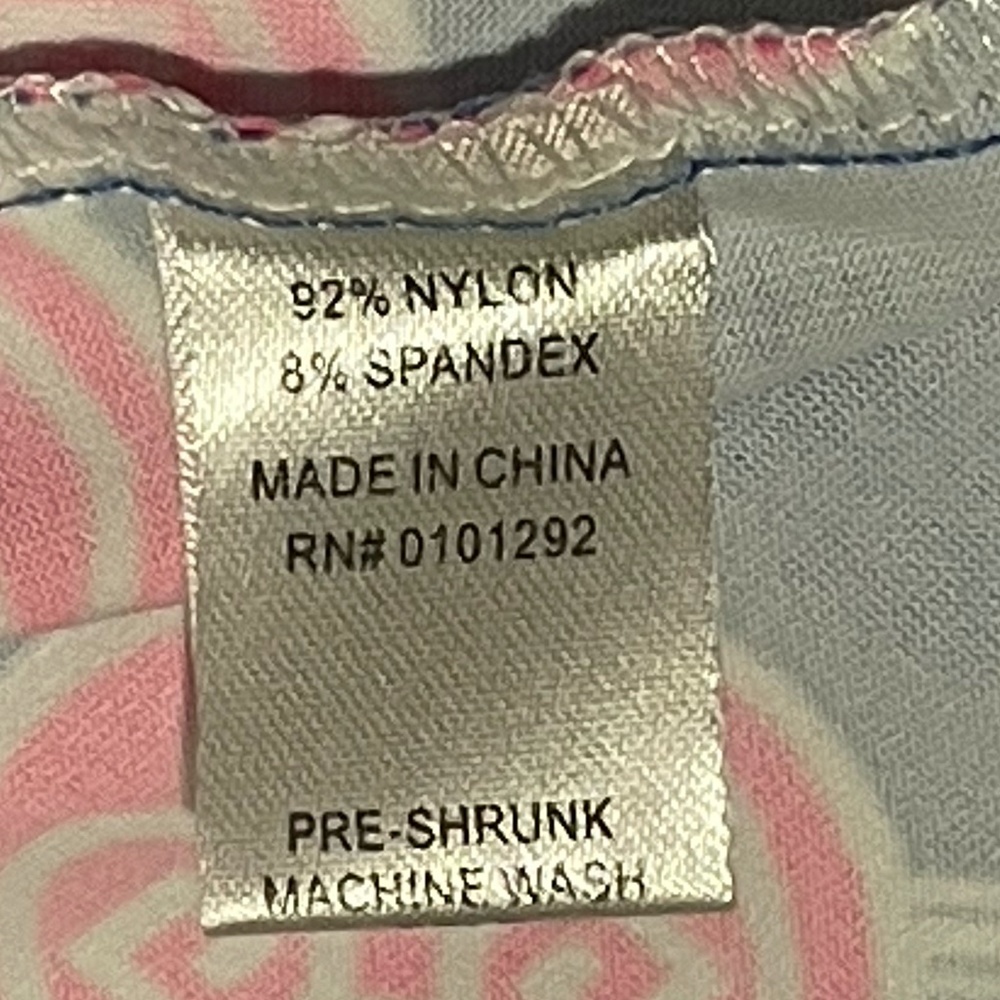 Lulu-B Travel Dress- Blue & Hot Pink Size Medium EUC - Picture 5 of 9